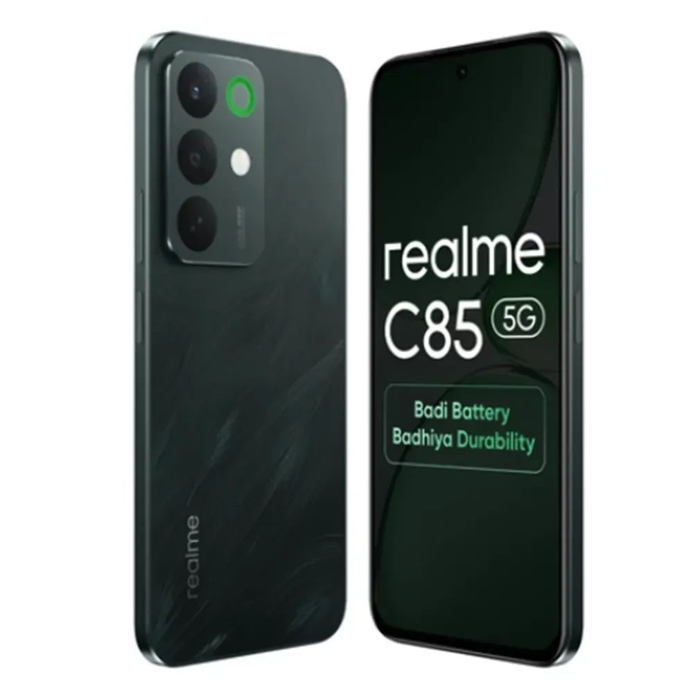 Realme C85 5G – रियर पैनल और कैमरा क्लोज़-अप