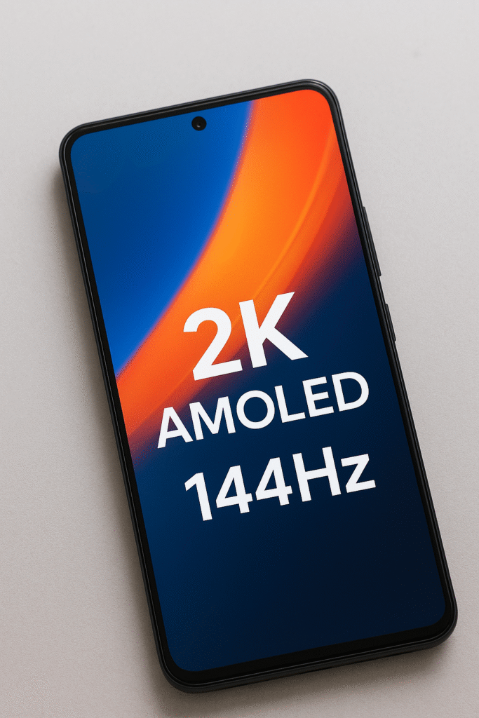 2K AMOLED display with 144Hz refresh rate