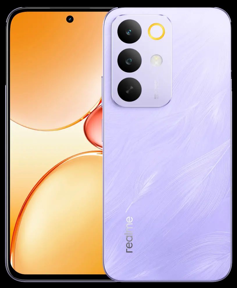 Realme C85 5G – फ्रंट स्क्रीन और UI व्यू