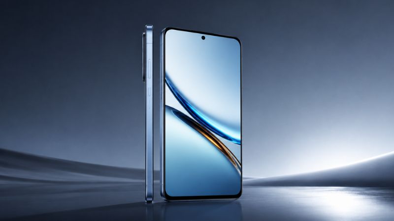 Realme C85 5G display and slim body design