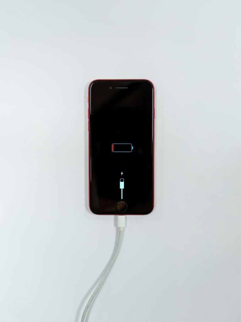 Smartphone charging icon image