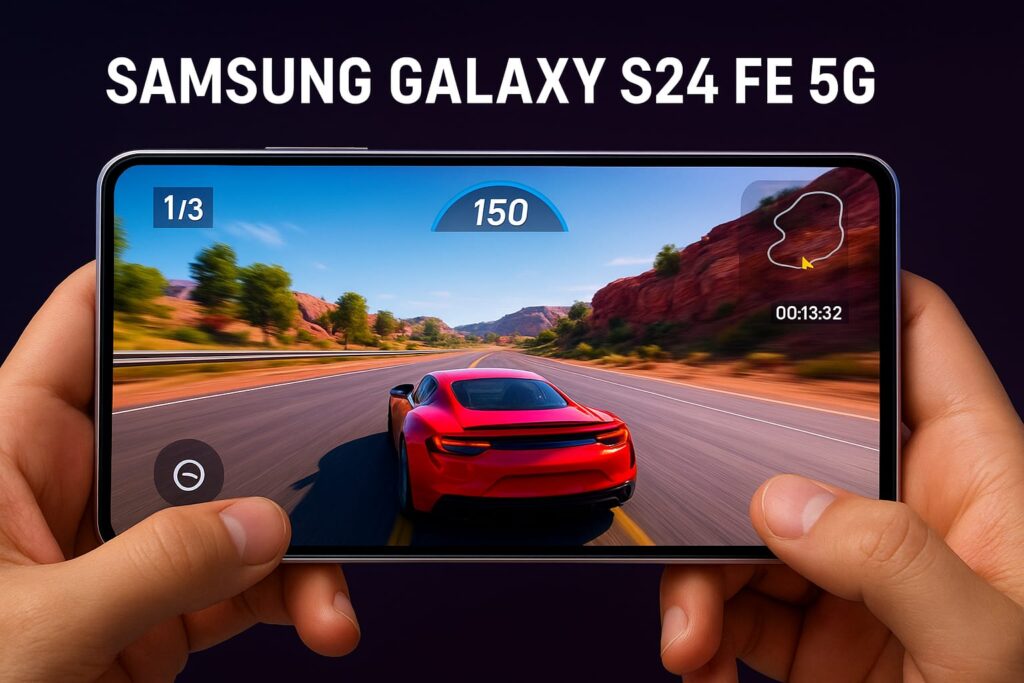 Samsung Galaxy S24 FE 5G AMOLED display for gaming