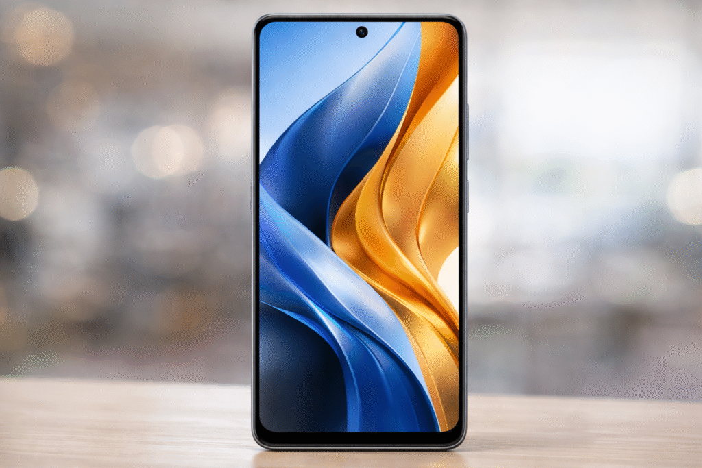 Redmi full screen display with bright colors