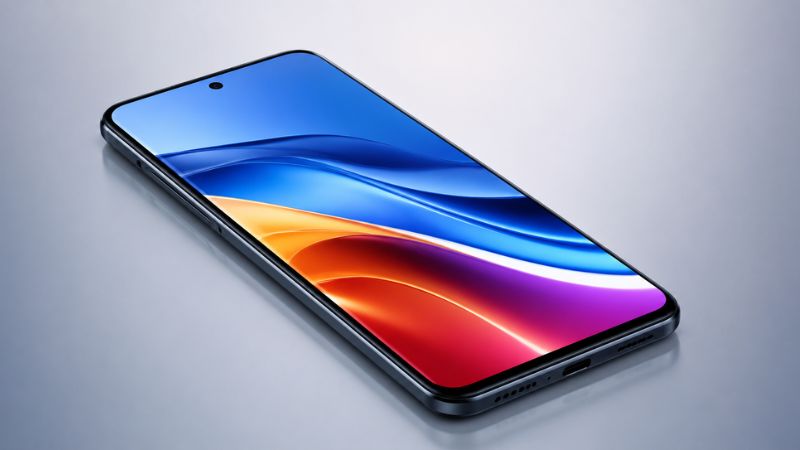 Redmi full-screen display with bright and vivid colors in premium look.