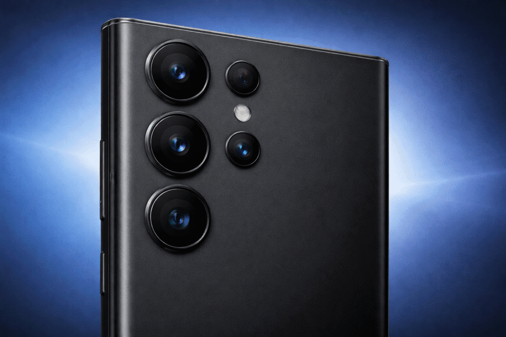 Samsung Galaxy S26 Ultra camera setup close view