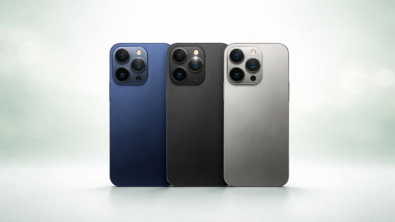 iPhone 18 Pro deep blue matte black titanium grey colors