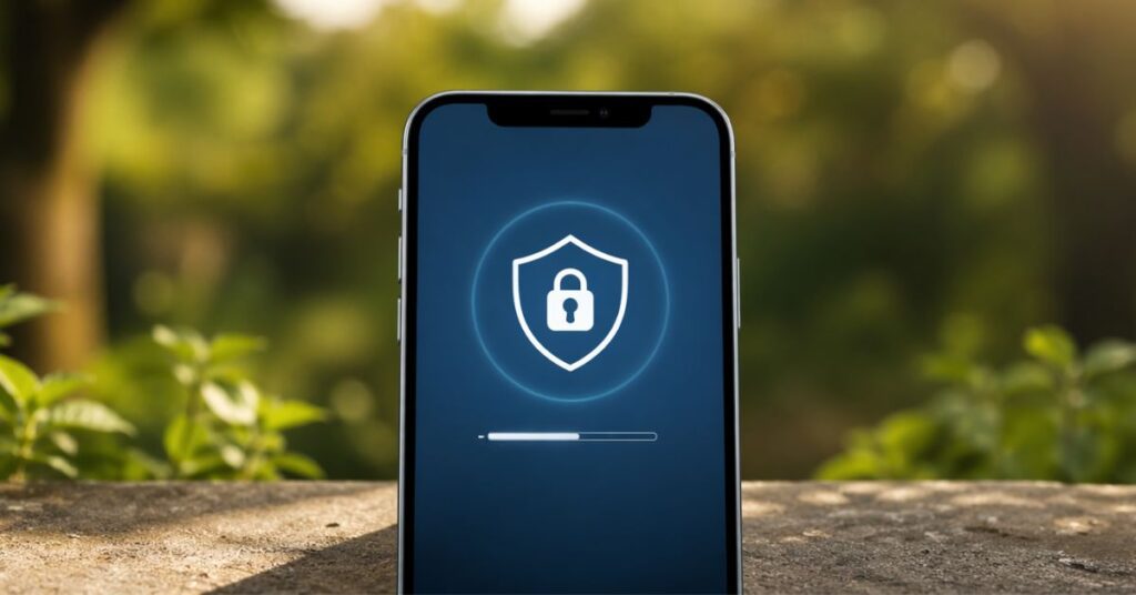iPhone iOS update security warning screen