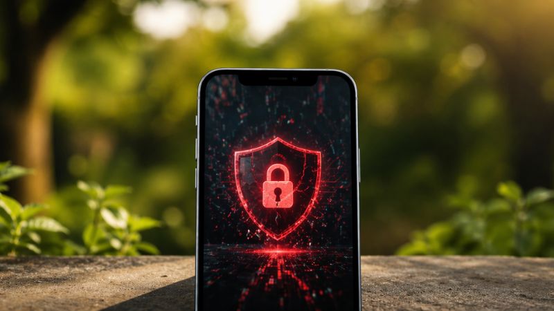 smartphone security risk illustration