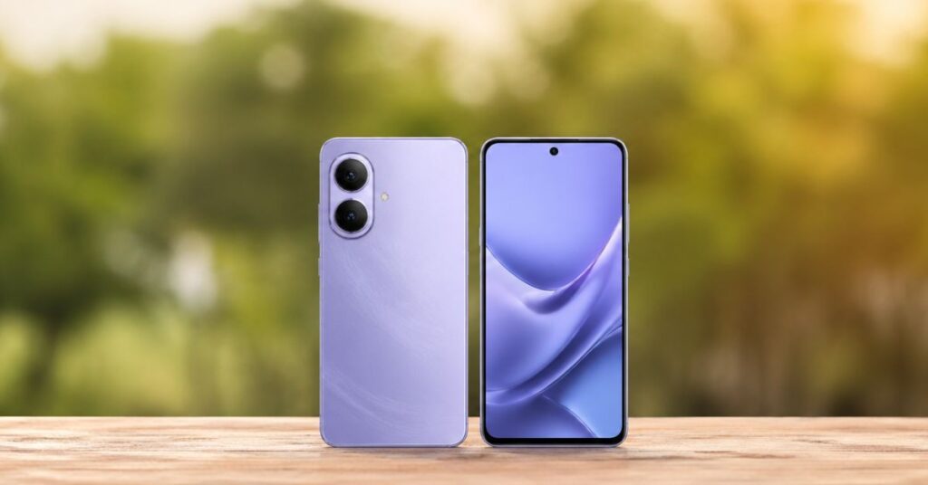 Vivo Y6 5G front and back design