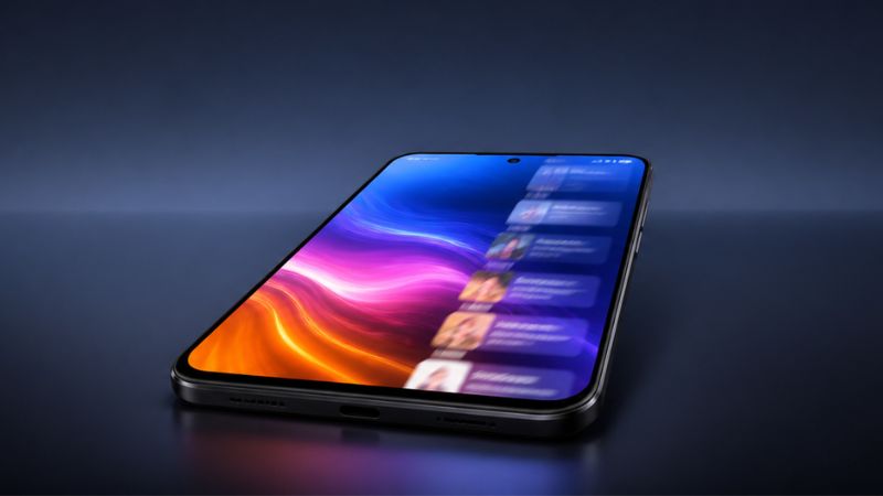 iQOO Neo 10 AMOLED display with vibrant colors and smooth scrolling experience