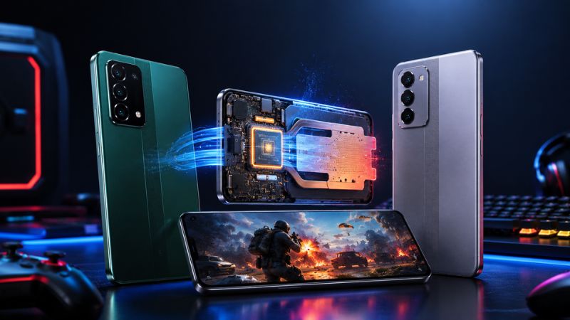 Gaming Phones Under 30000 processor and cooling system