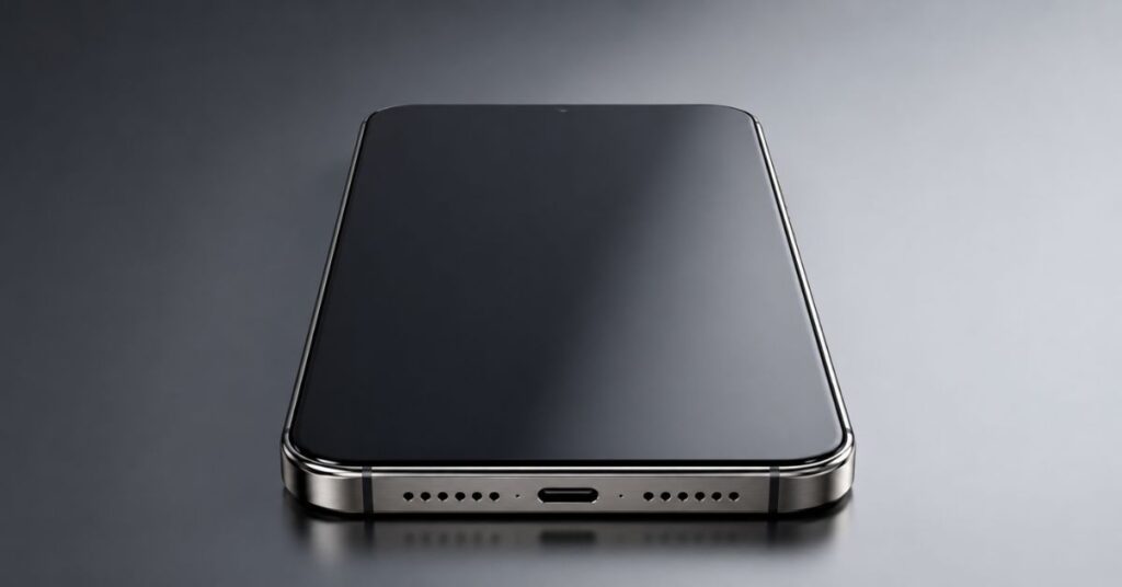 iPhone 18 Pro CAD render showing slim bezels and refined design