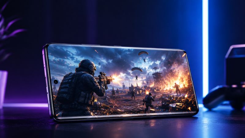 OnePlus 13R curved AMOLED display gaming experience