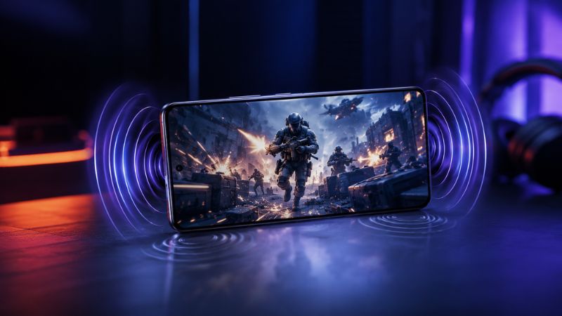 OnePlus 13R gaming speaker and haptics experience