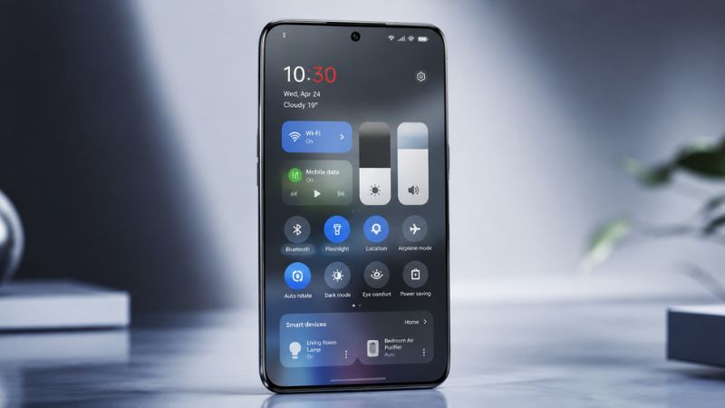 OnePlus OxygenOS 16.1 redesigned quick settings interface update preview