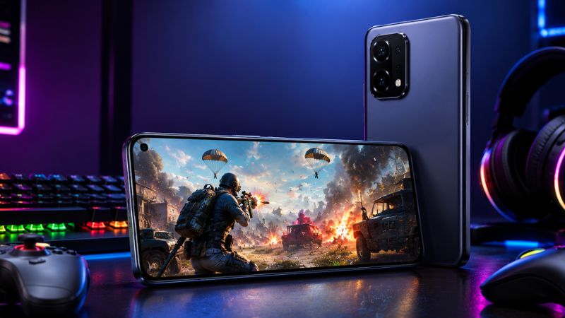 Realme GT Neo gaming AMOLED display setup