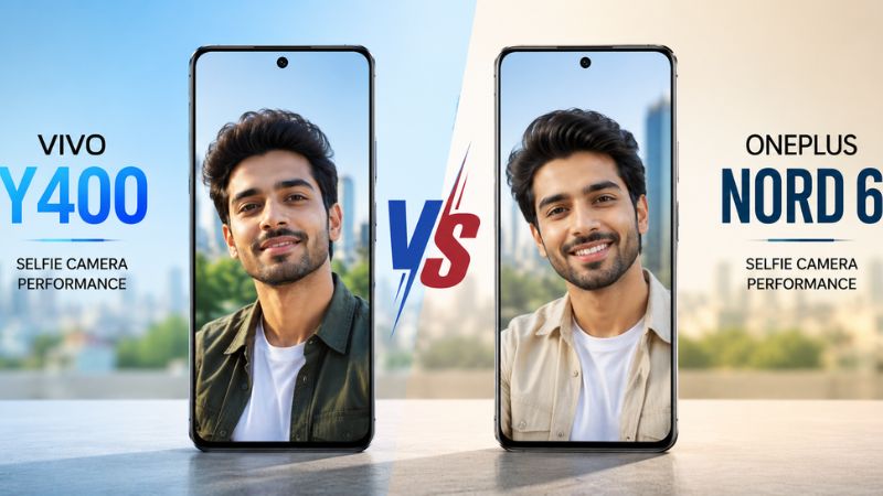 Vivo Y400 selfie portrait performance